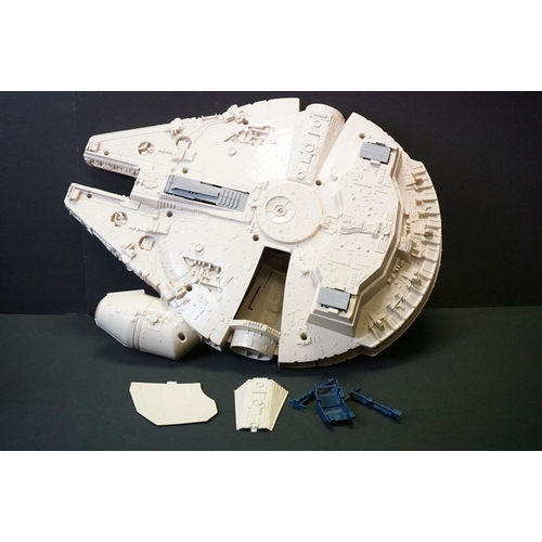 1687 - Star Wars - Four original play worn Star Wars vehicles to include Millennium Falcon (Light Barrier B... 