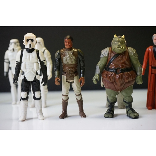 1688 - Star Wars - 30 play worn Star Wars figures to include 2 x Luke Skywalker (Jedi Knight), Nien Nunb, P... 