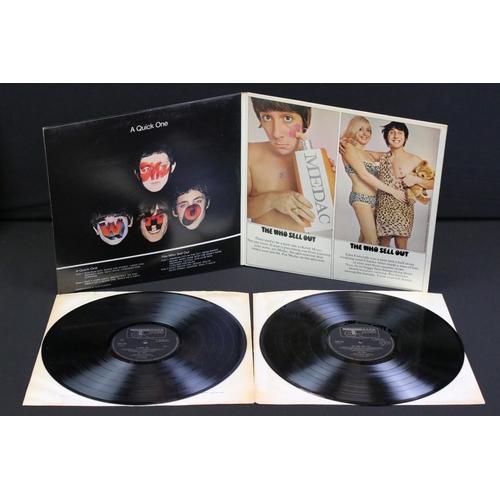 96 - Vinyl – 3 copies of The Who - A Quick One to include original UK 1st Pressing (Mono Reaction Records... 