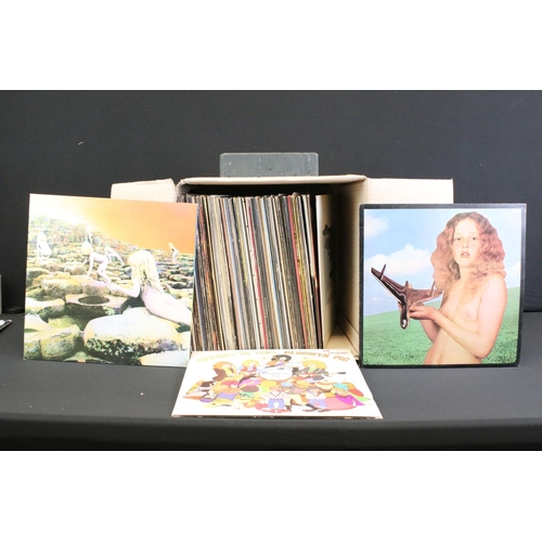 122 - Vinyl – 60 Rock & Pop and 12” to include Led Zeppelin, Blind Faith, Pink Floyd, Man, White Noise, De... 