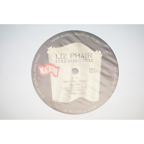 59 - Vinyl – 2 Liz Phair albums to include Exile In Guyville (USA, Matador Records OLE 051-1) EX / EX, an... 