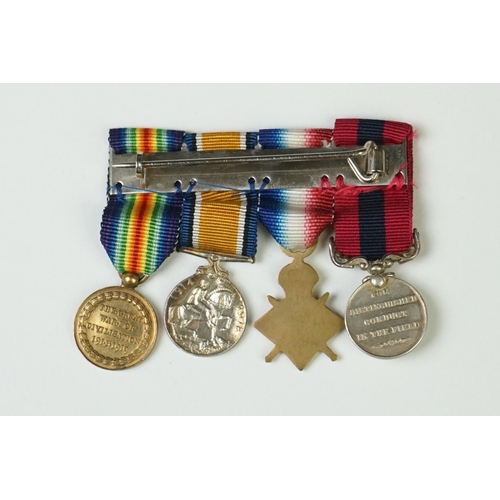 11 - A British Military World War One Miniature Medal Group Of Four To Include The Great War Of Civilisat... 