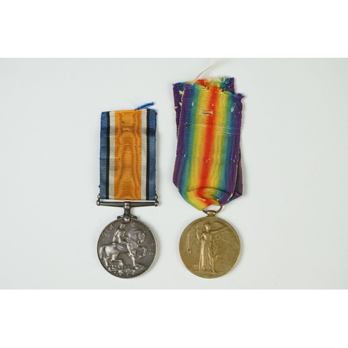 12 - A British World War One Full Size Medal Pair To Include The Great War Of Civilisation Victory Medal ... 