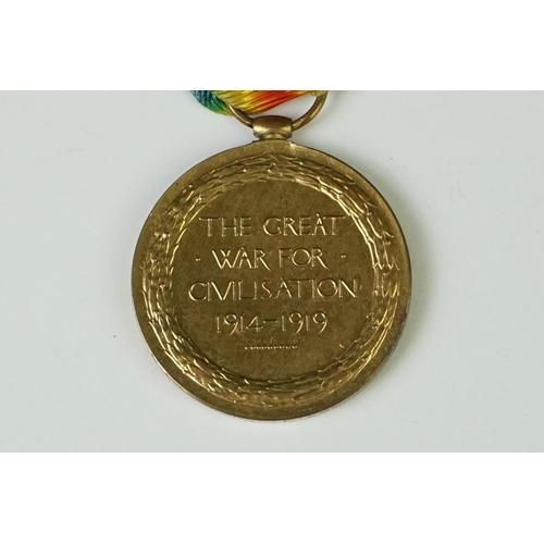 16 - A British World War One Full Size Medal Pair To Include The Great War Of Civilisation Victory Medal ... 