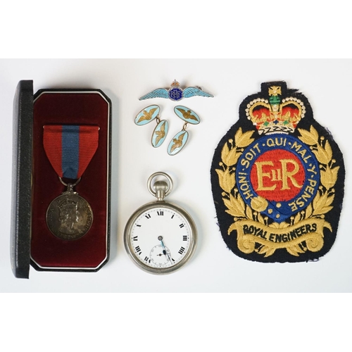 3 - A Small Collection Of Mixed Militaria To Include A British Military Issued Pocket Watch, Royal Air F... 