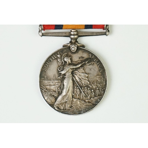 4 - A British Boer War / South Africa Full Size Medal Pair To Include The Queens South Africa Medal With... 