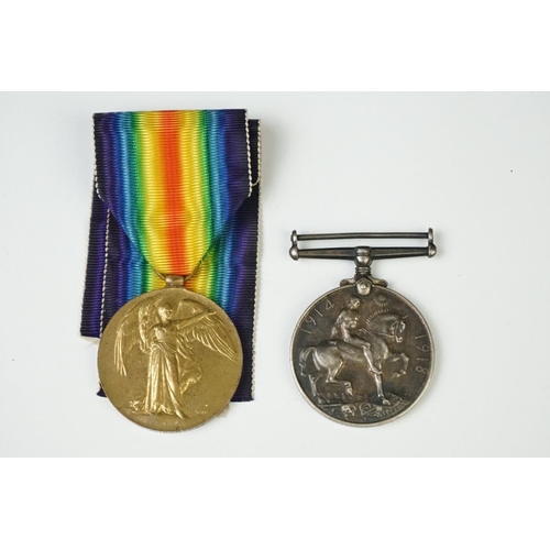 6 - A British World War One Full Size Medal Pair To Include The Great War Of Civilisation Victory Medal ... 