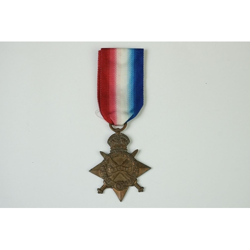 7 - A British World War One Full Size 1914-15 Star Medal, Named And Issued To No.13597 Private J. Brady ... 