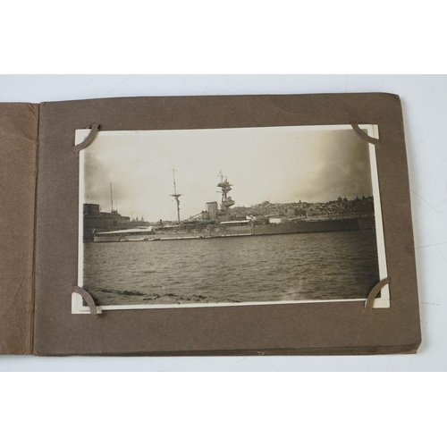 8 - Two Military Interest Photograph Albums Complete With Contents Relating To The Royal Navy HMS Shrops... 