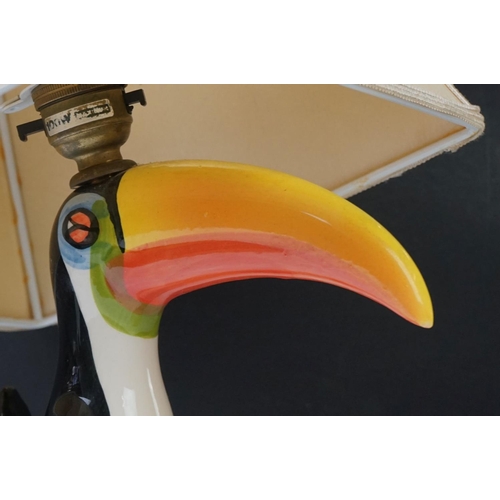 20 - Advertising - Carlton ware Guinness Toucan Ceramic Table Lamp, motto reads ' My Goodness - My Guinne... 