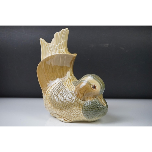 53 - Boxed Lladro Mandarin Duck 'Pato Mandarin' porcelain figure, model no. 695, measures approx 21cm hig... 