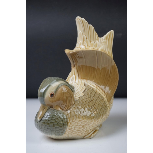 53 - Boxed Lladro Mandarin Duck 'Pato Mandarin' porcelain figure, model no. 695, measures approx 21cm hig... 