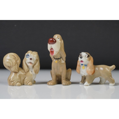 55 - Ten Wade Porcelain Disney animal figures, together with a Wade Tom & Jerry figure, 2 x Royal Doulton... 