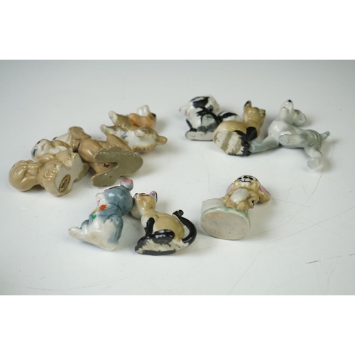 55 - Ten Wade Porcelain Disney animal figures, together with a Wade Tom & Jerry figure, 2 x Royal Doulton... 