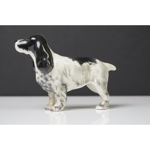 7 - Beswick Fireside Seated Black Labrador, gloss finish, model no. 2314 (33.5cm high), plus a Beswick C... 