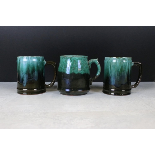 113 - Blue Mountain Ceramics including Teapot, Coffee Pot, 3 Jugs, 3 Mugs, 4 Vases and 3 Planters