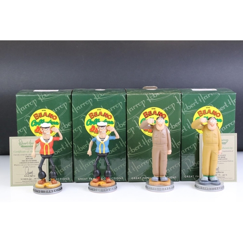 107 - Robert Harrop - Four boxed ' The Beano Dandy Collection ' Figures to include CBD25 Corporal Clott, l... 