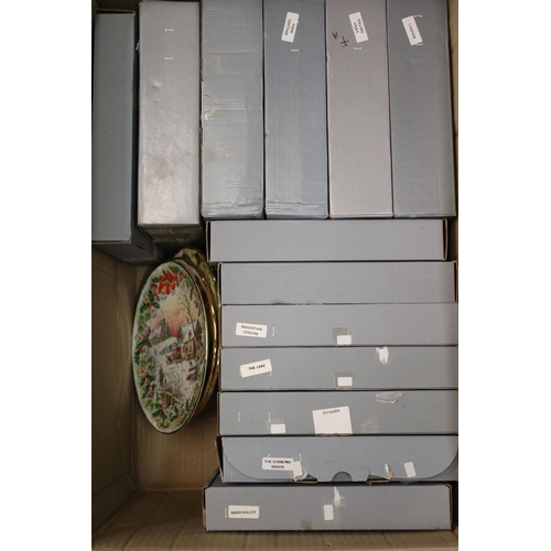 117 - Twenty Boxed Wedgwood Collector's Plates together with Nine Boxed Royal Albert Collector's Plates pl... 