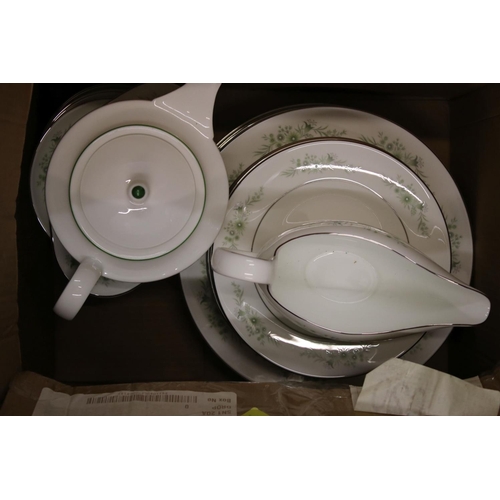 121 - Wedgwood ' Westbury ' Dinner and Tea ware including Gravy Boat and Stand, Twelve Dinner Plates, Twel... 