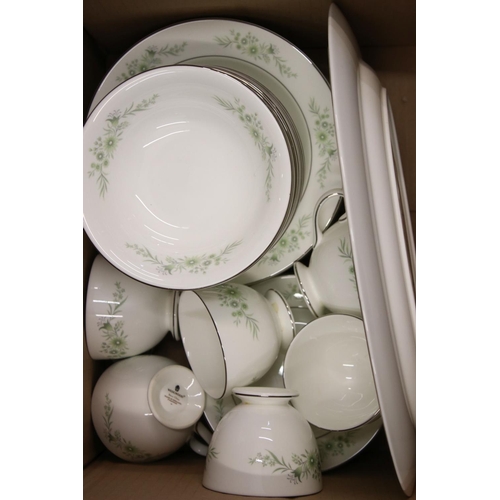 121 - Wedgwood ' Westbury ' Dinner and Tea ware including Gravy Boat and Stand, Twelve Dinner Plates, Twel... 