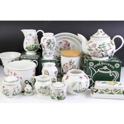 126 - Collection of Portmeirion ' Botanic Garden ' Ware including Boxed Teapot, Boxed Jug, Boxed Vase, 3 x... 