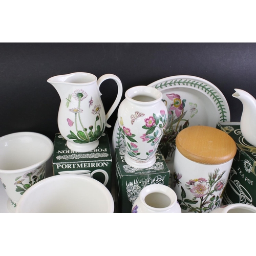 126 - Collection of Portmeirion ' Botanic Garden ' Ware including Boxed Teapot, Boxed Jug, Boxed Vase, 3 x... 