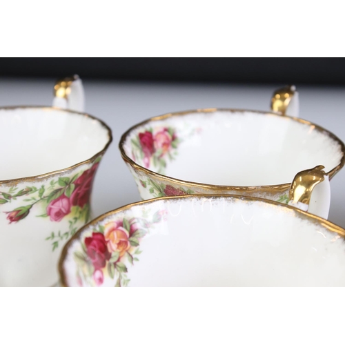 127 - Royal Albert ' Old Country Roses ' Dinner and Tea ware including 2 Serving Plate, 6 Dinner Plates, 6... 