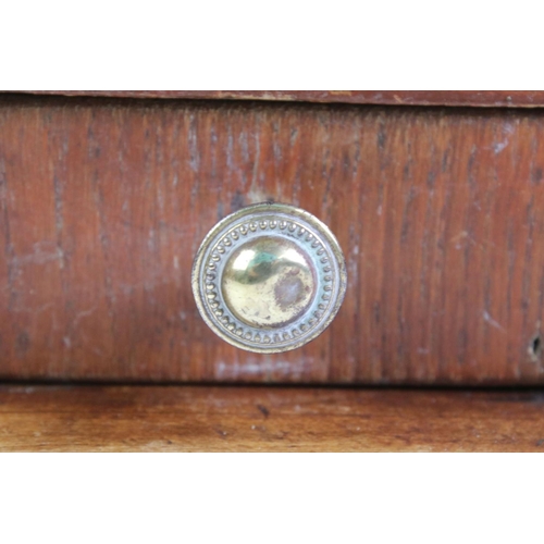 139 - Early to Mid 20th century French Wooden and Brass Coffee Grinder with drawer, 29cm high