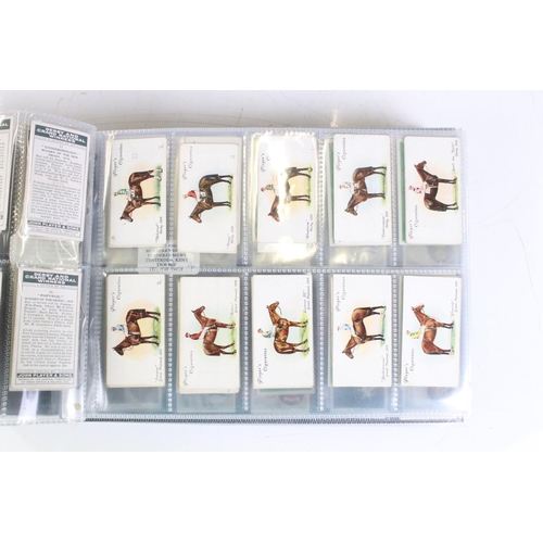 348 - Cigarette / Trade Cards - Approx. 60 sets contained within eight modern binder albums, mostly Player... 