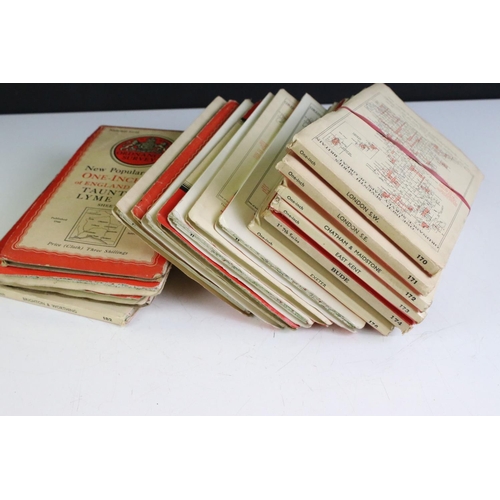 360 - Large group of maps, mostly Ordnance Survey examples, also includes Bartholomew, Ian Allen railway e... 