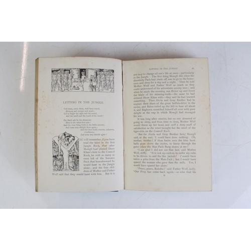 364 - Rudyard Kipling - First edition of The Second Jungle Book, published 1895 by MacMillan and Co, toget... 