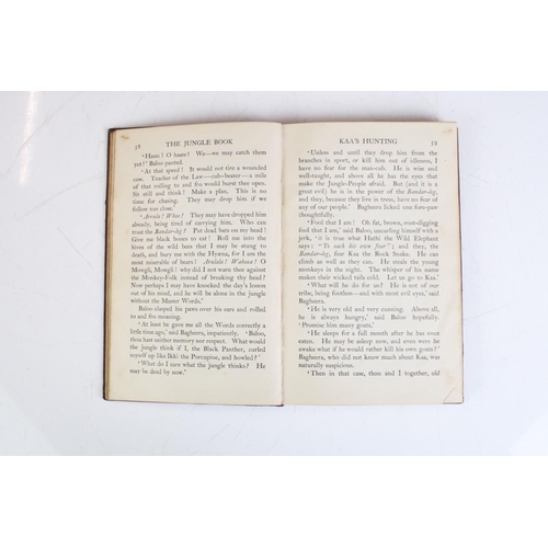 364 - Rudyard Kipling - First edition of The Second Jungle Book, published 1895 by MacMillan and Co, toget... 