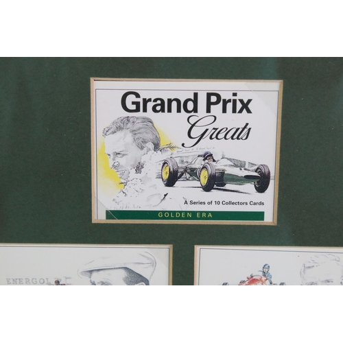 368 - Motorsport - Collection of programmes, magazines, cigarette cards, framed prints, calendar etc