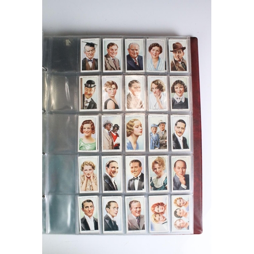 372 - Cigarette Cards - Over 30 sets in modern binder albums, to include Wills, Player, De Reszke, Ogdens ... 