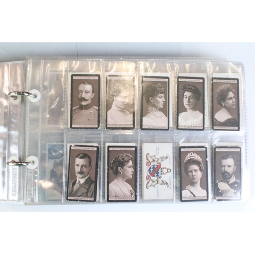 372 - Cigarette Cards - Over 30 sets in modern binder albums, to include Wills, Player, De Reszke, Ogdens ... 