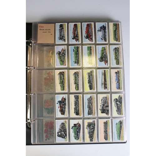 372 - Cigarette Cards - Over 30 sets in modern binder albums, to include Wills, Player, De Reszke, Ogdens ... 