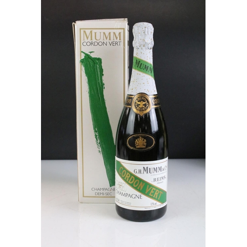 417 - A collection of three bottles of Champagne to include Mercier Brut, Mumm Cordon Vert and Drappier Br... 