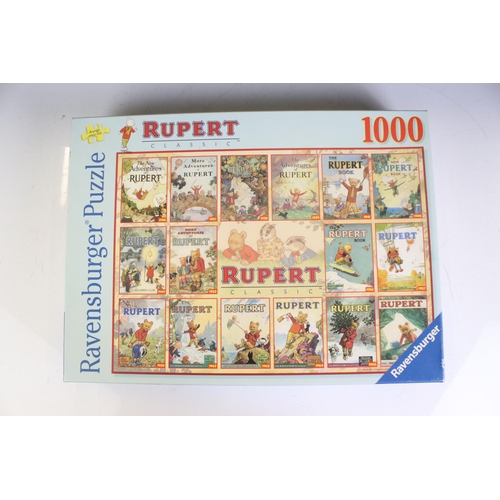 415 - Eight Rupert The Bear related jigsaw puzzles, unchecked for completeness