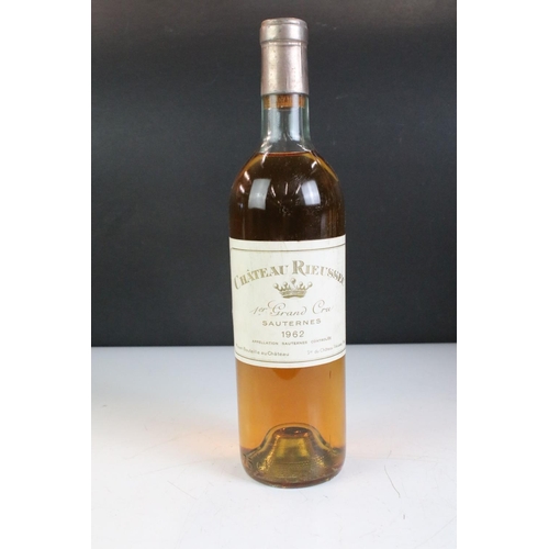 420 - A collection of five bottles of 1960's white wines to include Chateau Rieussec 1962, Chateau La Tour... 