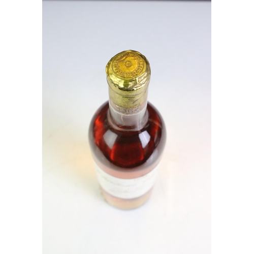 420 - A collection of five bottles of 1960's white wines to include Chateau Rieussec 1962, Chateau La Tour... 