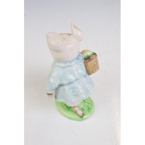 90 - Five Beswick Beatrix Potter Figures (Mrs Tittlemouse, Tailor of Gloucester, Mrs Benjamin Bunny, Litt... 