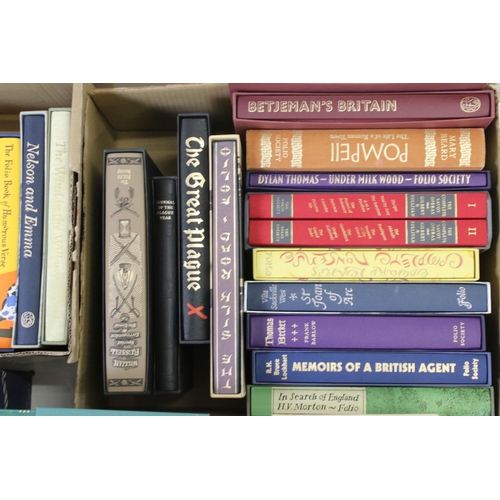 356 - Large collection of Folio Society books and box sets, fiction and non fiction, to include George Orw... 