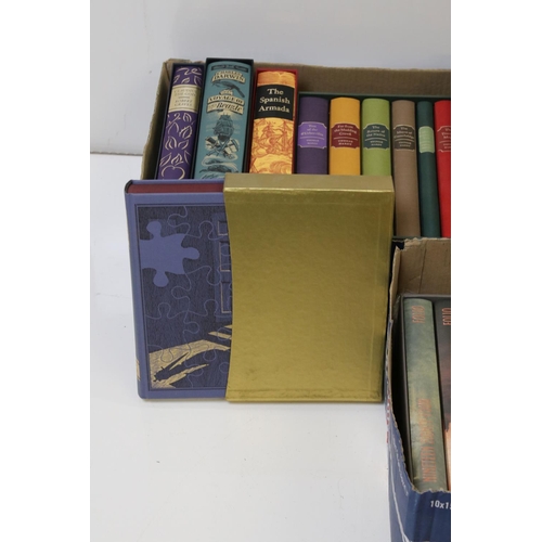 356 - Large collection of Folio Society books and box sets, fiction and non fiction, to include George Orw... 