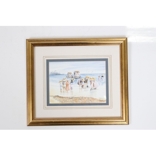 456 - Faye Whittaker Signed Limited Edition Print ' Seaside Days' no.1/950 together with eleven further Fa... 