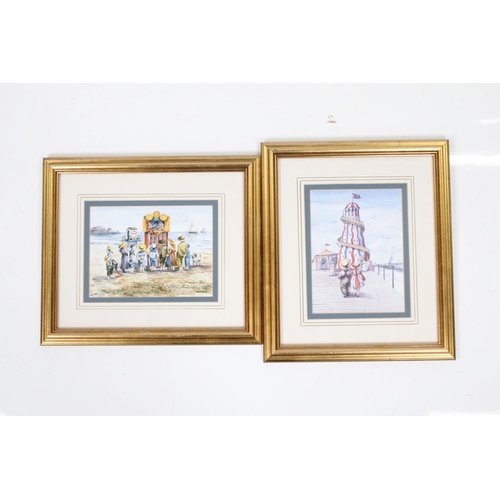 456 - Faye Whittaker Signed Limited Edition Print ' Seaside Days' no.1/950 together with eleven further Fa... 