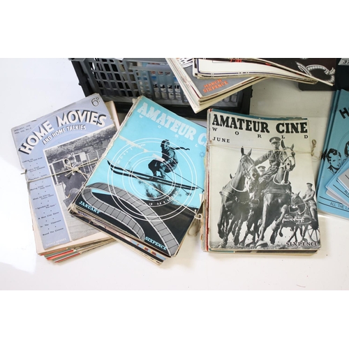 378 - Extensive collection of Amateur Cine World & Home Movies and Home Talkies magazines, 1930s / 1940s, ... 