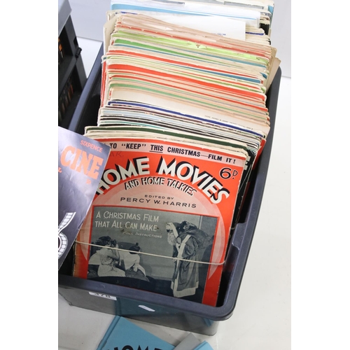 378 - Extensive collection of Amateur Cine World & Home Movies and Home Talkies magazines, 1930s / 1940s, ... 