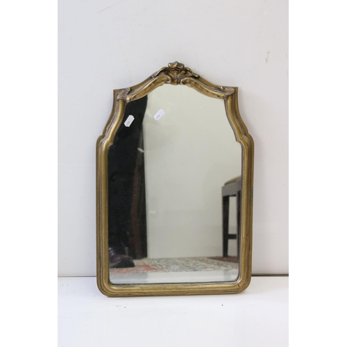 549 - Two 20th century Mirrors in the 18th century Manner, largest 69cm high x 38cm wide