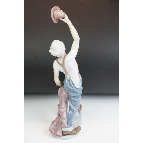 28 - Lladro ' Hats Off to Fun ' porcelain clown figure, model no. 5765, 42.5cm tall