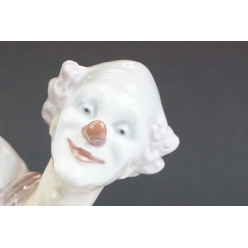 28 - Lladro ' Hats Off to Fun ' porcelain clown figure, model no. 5765, 42.5cm tall